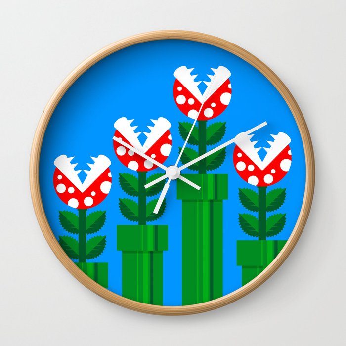 Carnivorous Plant Wall Clock
