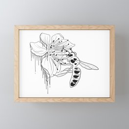 blood and honey Framed Mini Art Print