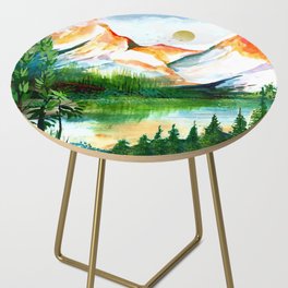 Colorful Landscape 1 Side Table