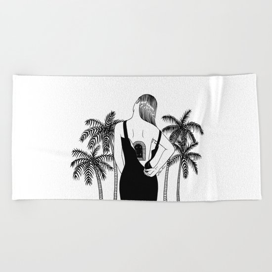 Come Into My World Beach Towel