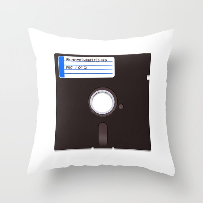 Whoo.mp3 There It Is Throw Pillow