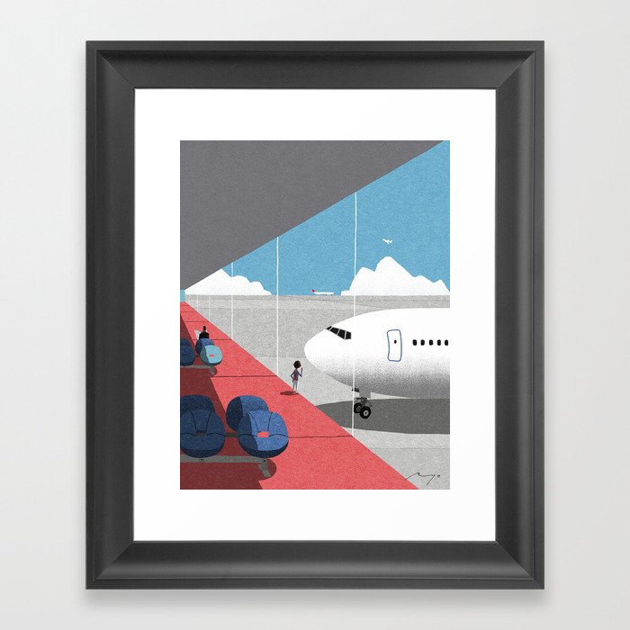 Departure Lounge (2014) Framed Art Print