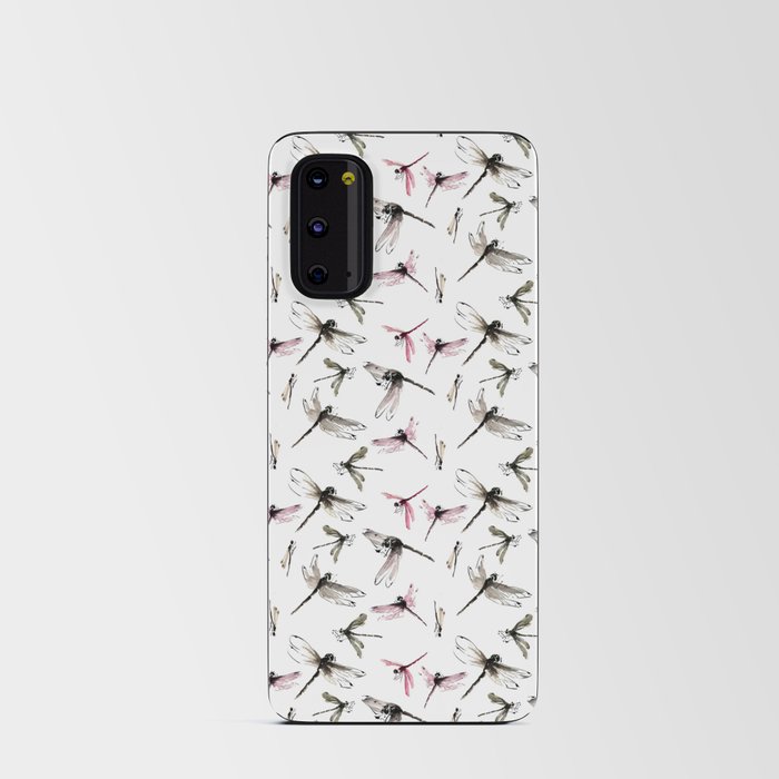 Dragonflies pattern, sumie painting Android Card Case