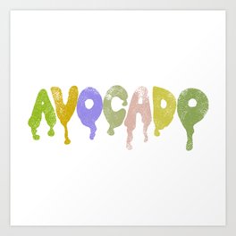 Avocado Art Print