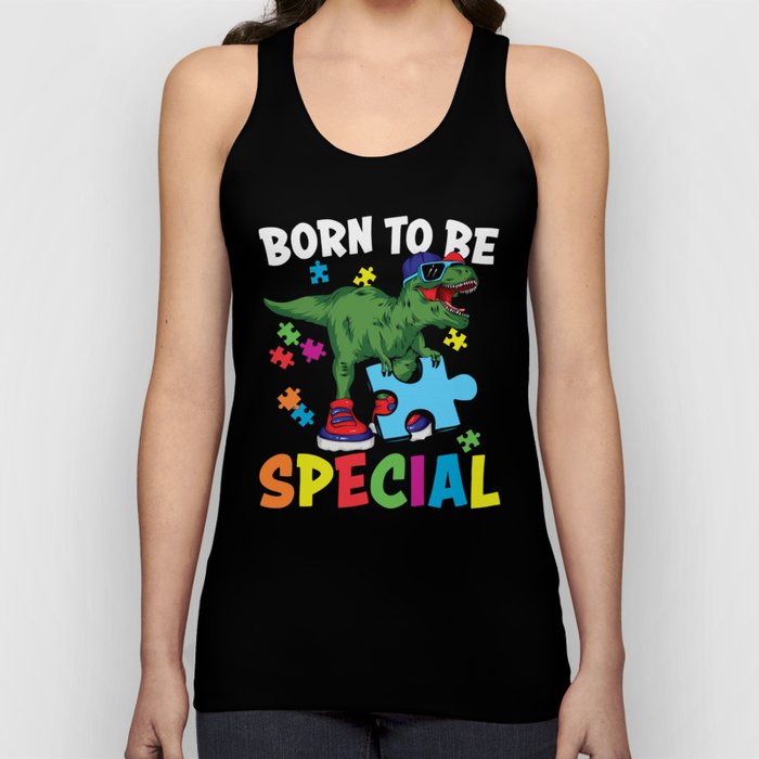 Born To Be Special Autism Awareness Tank Top