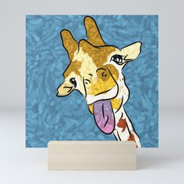 Silly Giraffe Mini Art Print