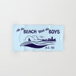At the Beach with the Boys Hand & Bath Towel