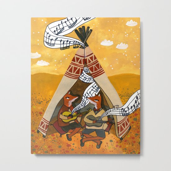 Wigwam Waltz Metal Print