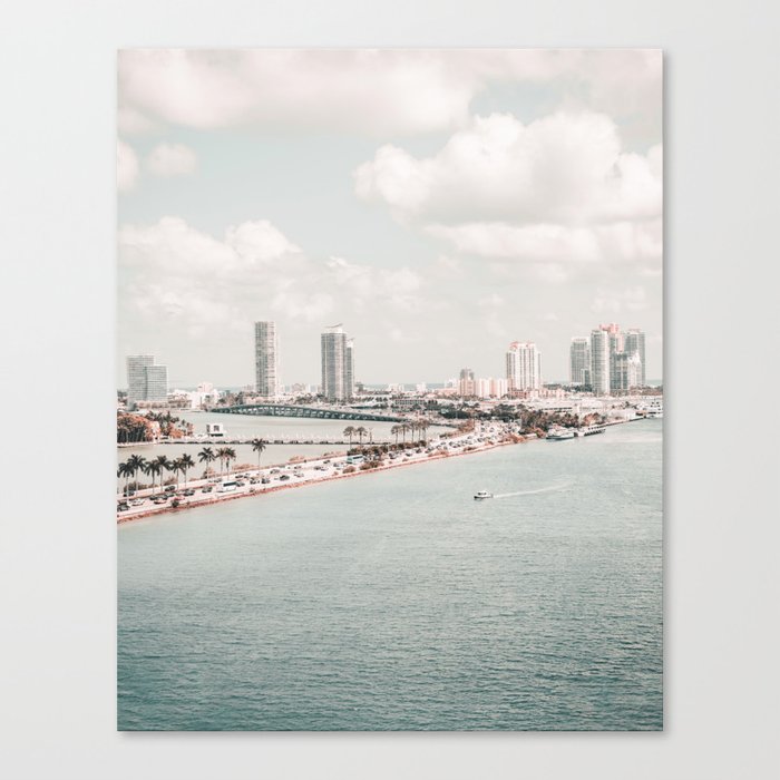 Miami Florida City Canvas Print