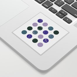Color blop splash- Vibrant geomertic print 2 Sticker