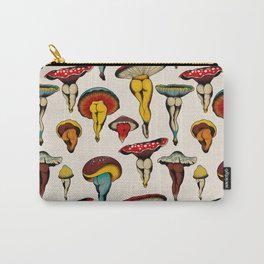 Sexy mushrooms Carry-All Pouch | Mushrooms, Botanical, Drawing, Vegetables, Butt, Cute, Curated, Tattooflash, Vegetarian, Sexy 