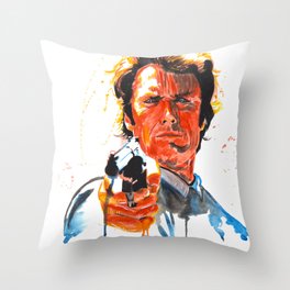 Dirty Harry Throw Pillow