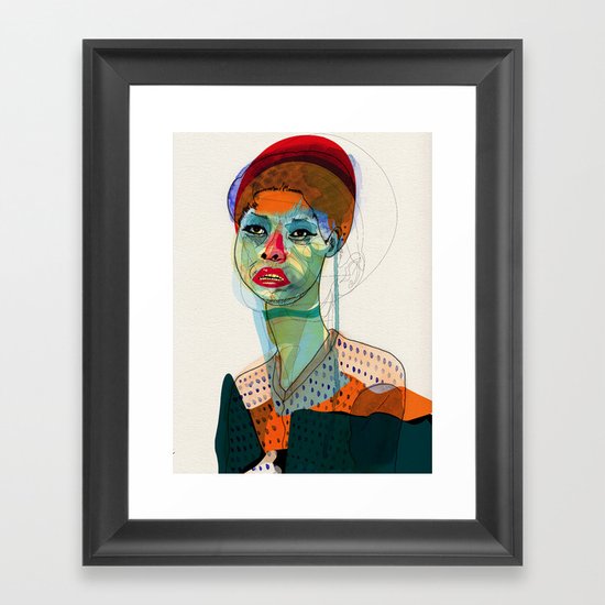 Girl_100412 Framed Art Print