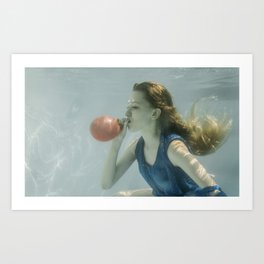 Water balloon Art Print