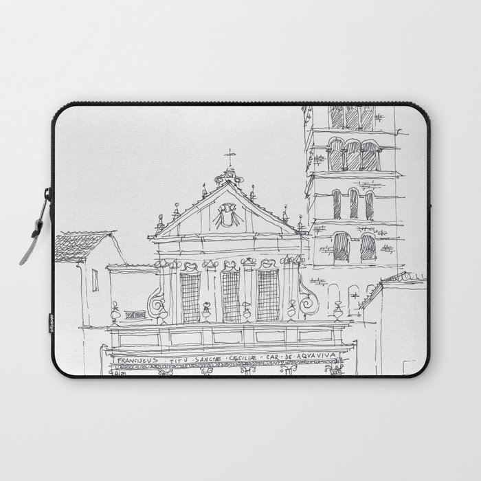 Basilica di Santa Cecilia in Trastevere Laptop Sleeve