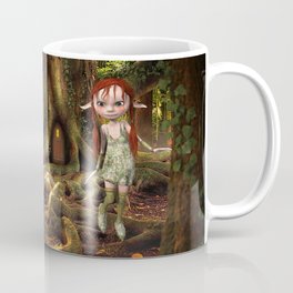 Elf and Treehouse Coffee Mug