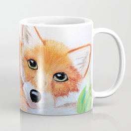 Baby Fox Impressionist Pastel Coffee Mug