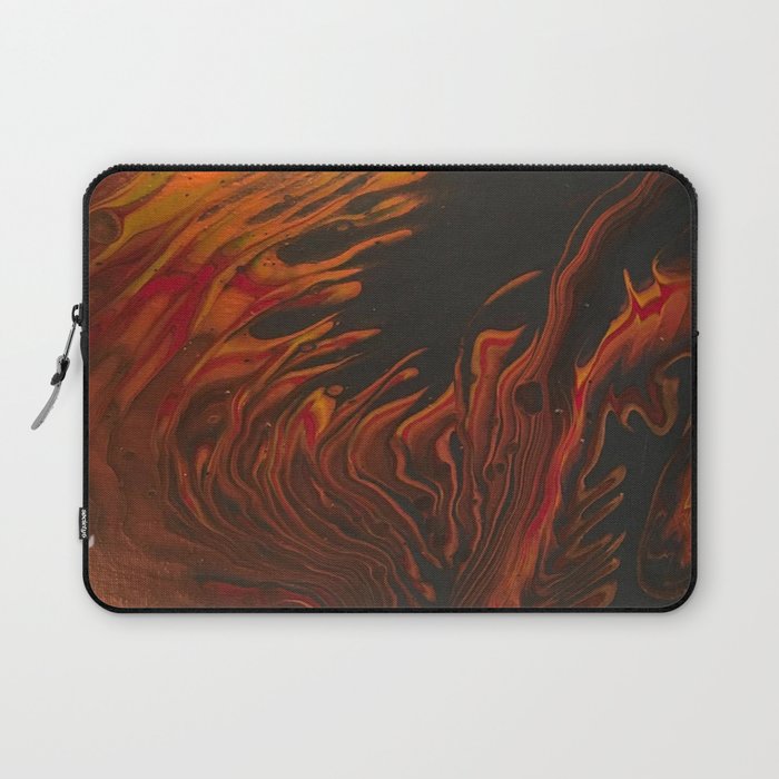 Fire Element Original Abstract Painting  Laptop Sleeve