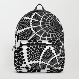 Optical Illusion Medallion Backpack