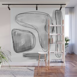 A Study in Balance - Minimal Contemporary Abstract Wall Mural