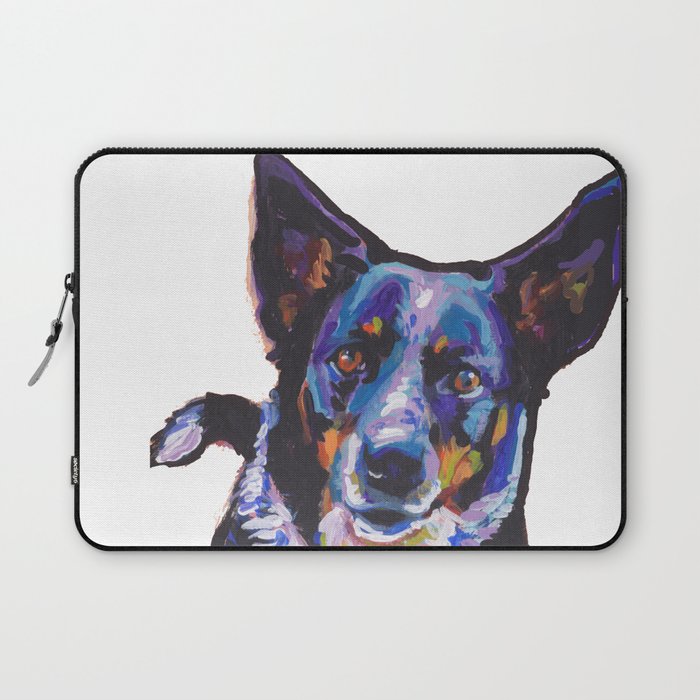 Australian Cattle Dog Portrait Blue Heeler Colorful Pop Art