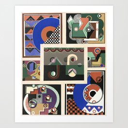 Georges Valmier Collection decors et couleurs Pl.02 Art Print