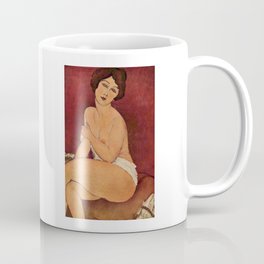 Amedeo Modigliani - Nude Sitting on a Divan Coffee Mug