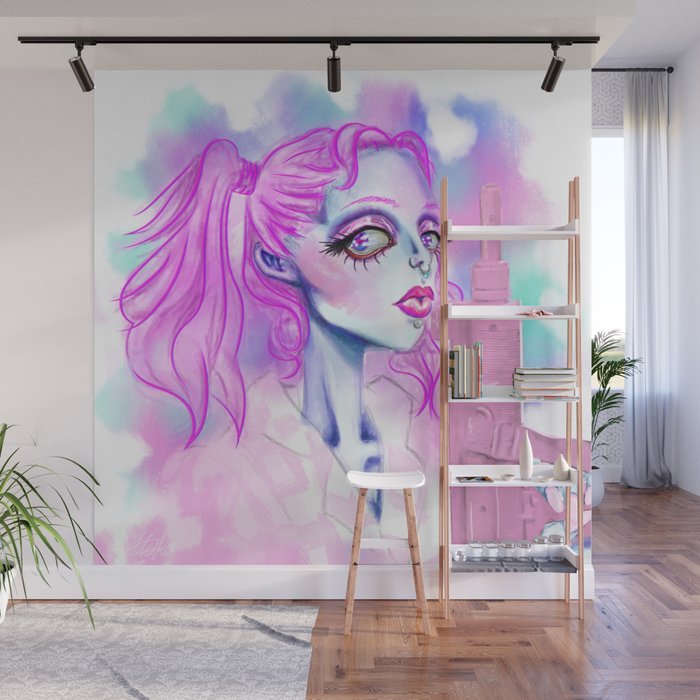 Girls get angry too Wall Mural