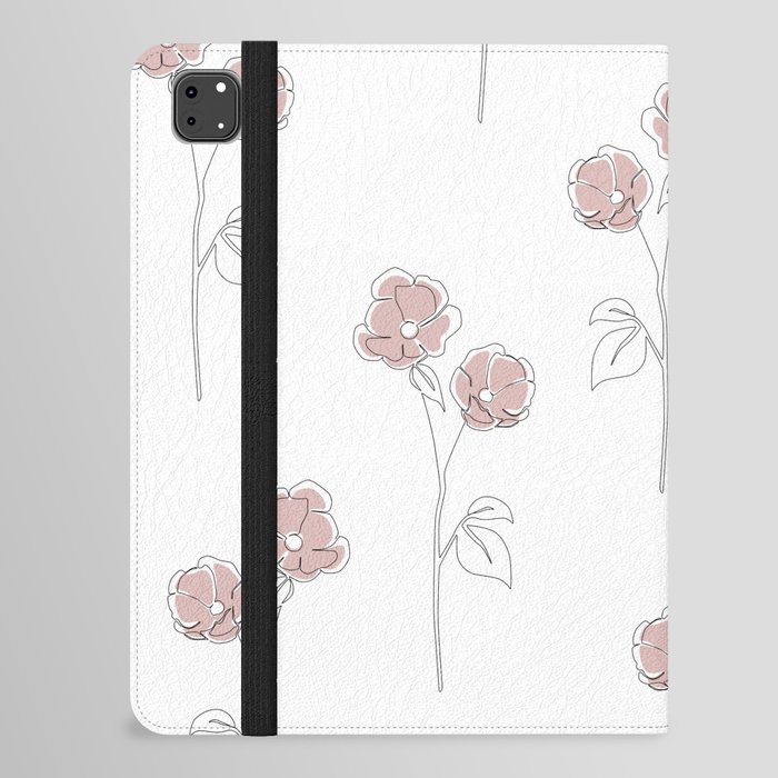 Blush Bloom iPad Folio Case