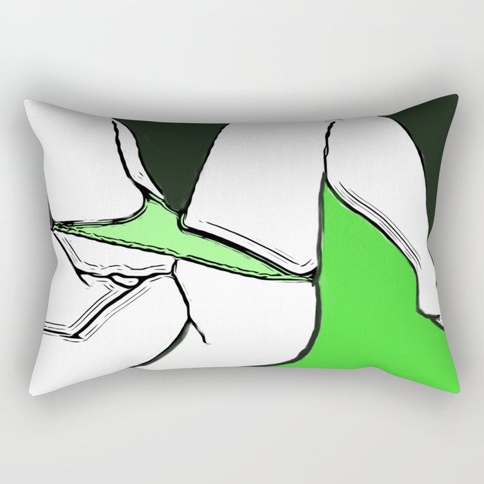 The Best Position An Erotic Masturbation Rectangular Pillow By