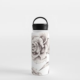 Roses in Sumi-ink Water Bottle