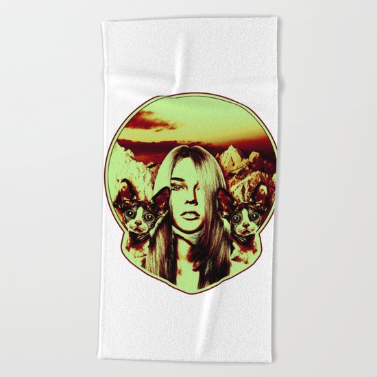 Enigmatic Beach Towel