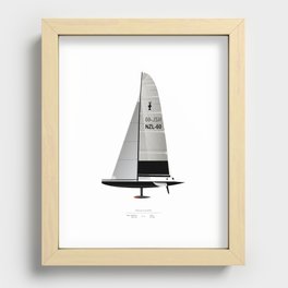 America's Cup yacht NZL60 Recessed Framed Print