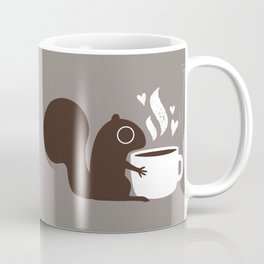 Squirrel Coffee Lover | Cute Woodland Animal Coffee Mug