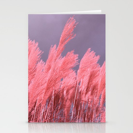 pastel grass Stationery Cards