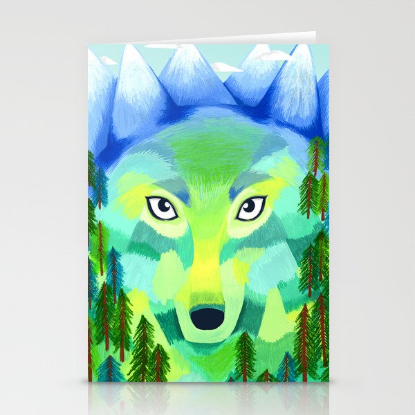 Wolf Stationery Cards