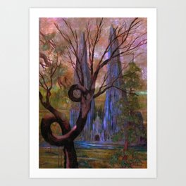 Landscape by Alberto Thirion Art Print