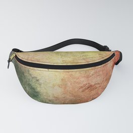 Old red green yellow Fanny Pack