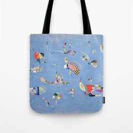Sky Blue Painting By Wassily Kandinsky Tote Bag