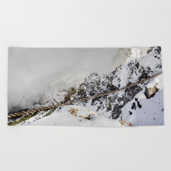 Suspension bridge Beach Towel