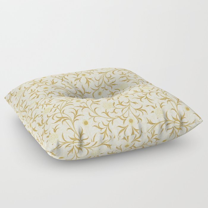 William Morris "Scroll" 2 Floor Pillow