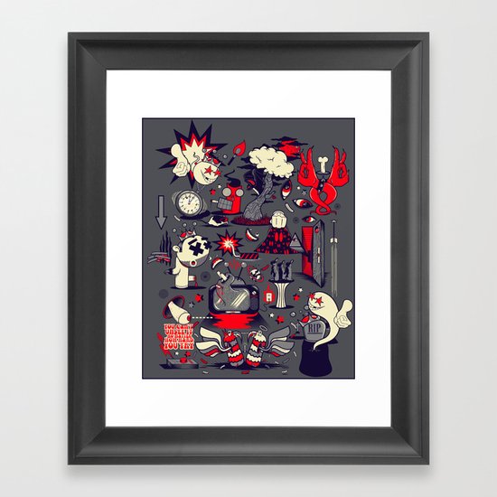 From The Womb To The Tomb Framed Art Print