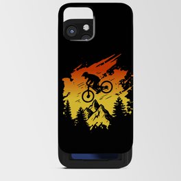 Vintage Downhill Mountain Biker Bicycle iPhone Card Case