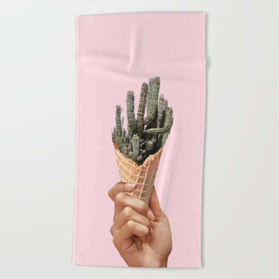 Sweet cactus Beach Towel