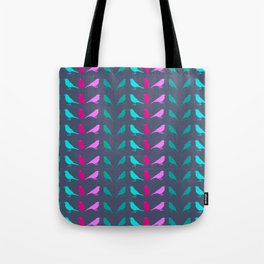 Funky Bird Chats Tote Bag