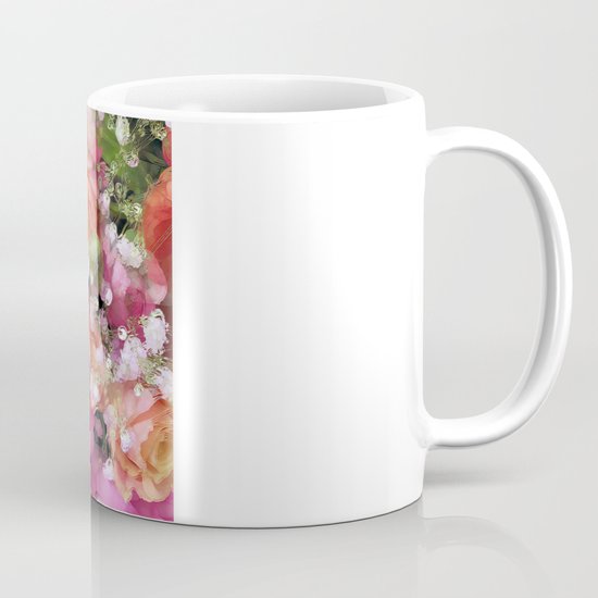 Baby's Breath and Candy Roses Coffee Mug