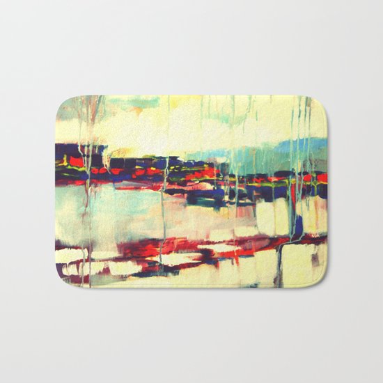 Warsaw III - abstraction Bath Mat