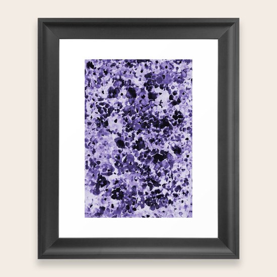 Delft Blue Floral Framed Art Print