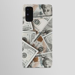 Money background of one hundred dollar bills Android Case