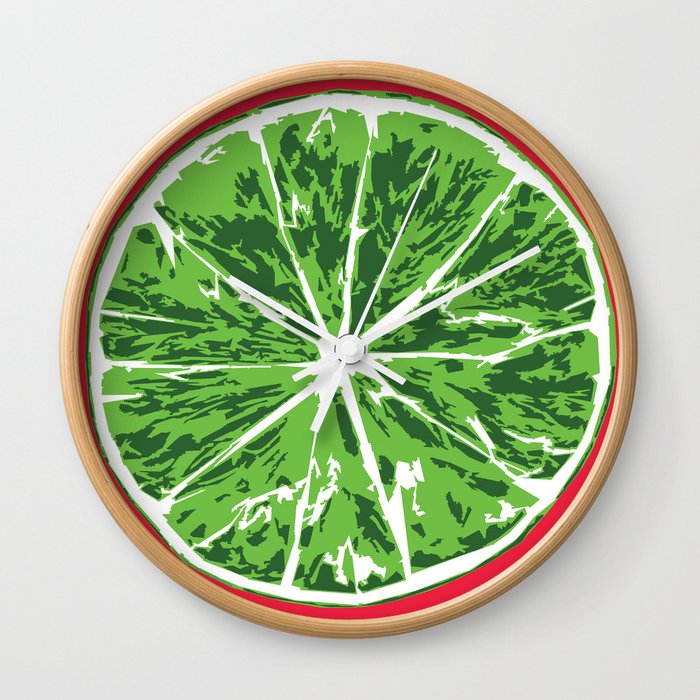Lime Wall Clock